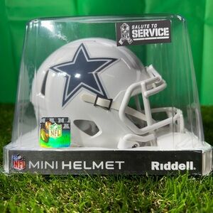 NFL Riddell Mini Helmet - White and Blue